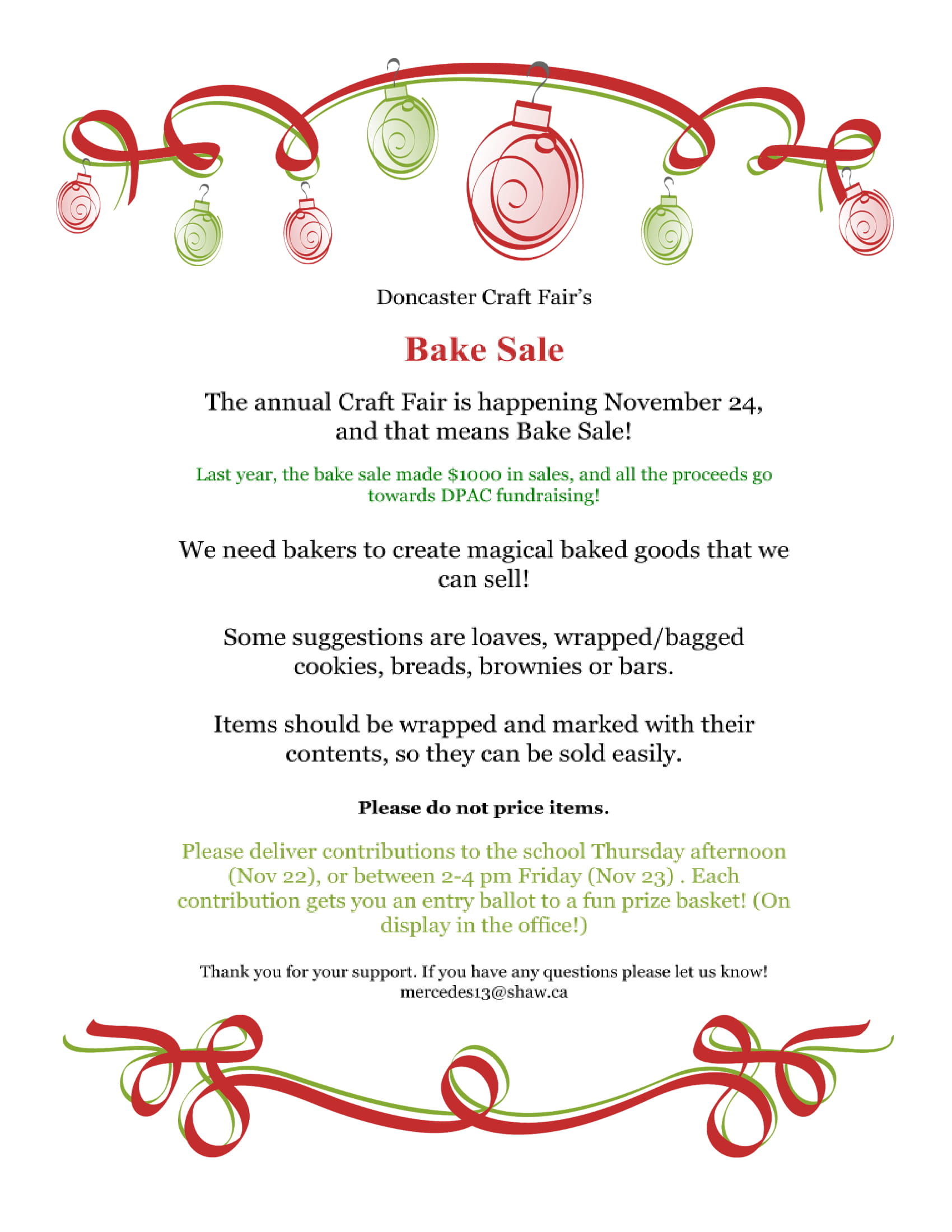 Doncaster bake sale-1